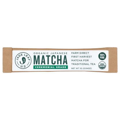 Jade Leaf Matcha, Organic Japanese Matcha, 7 Packets, 0.04 oz (1 g) Each