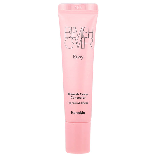 Hanskin, Blemish Cover Concealer, Rosy, 0.42 oz (12 g)