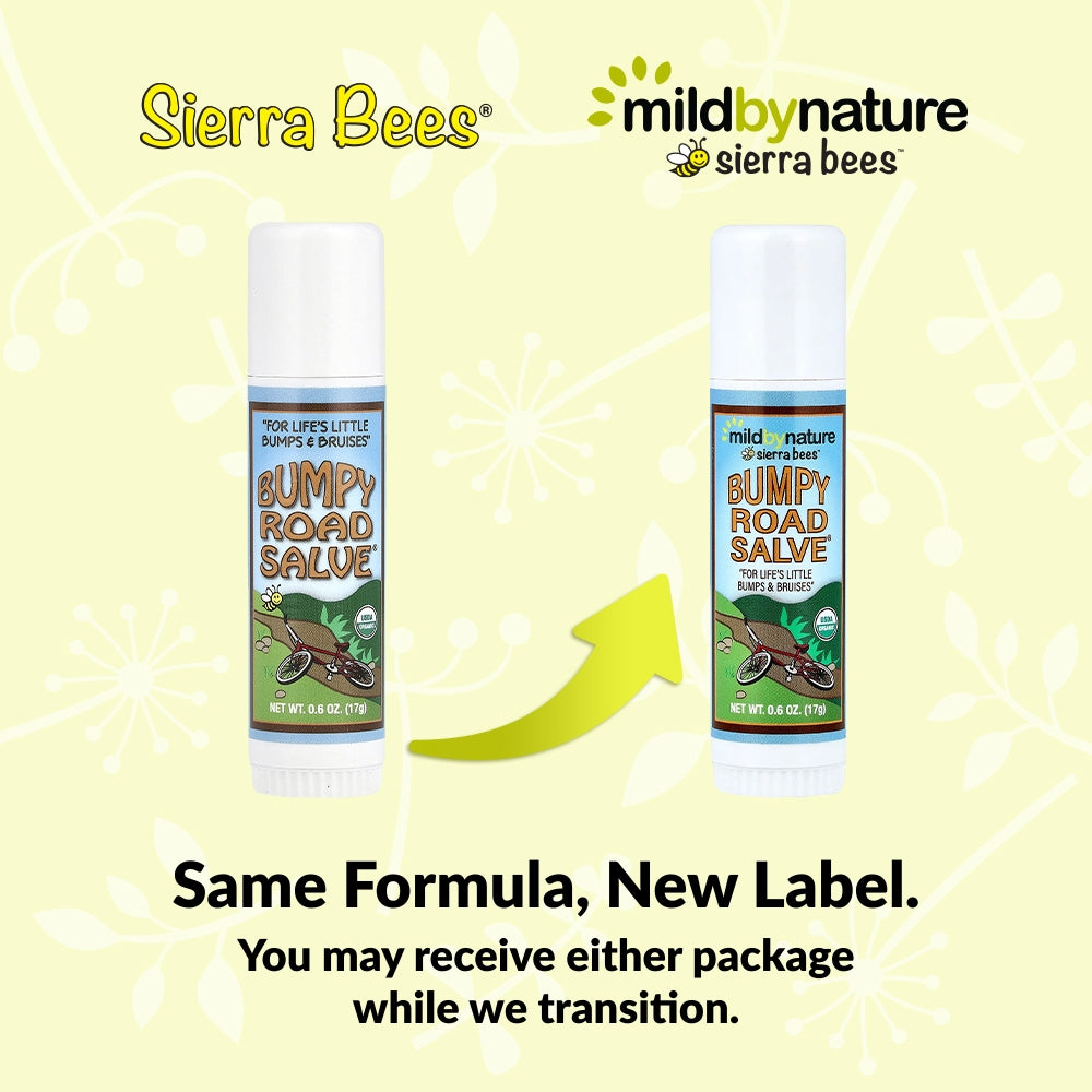 Mild By Nature, Sierra Bees™, Bumpy Road Salve® Stick, 0.6 oz (17 g)