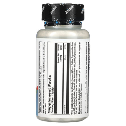 KAL, Niacin, Strawberry, 25 mg, 200 Micro Tablets