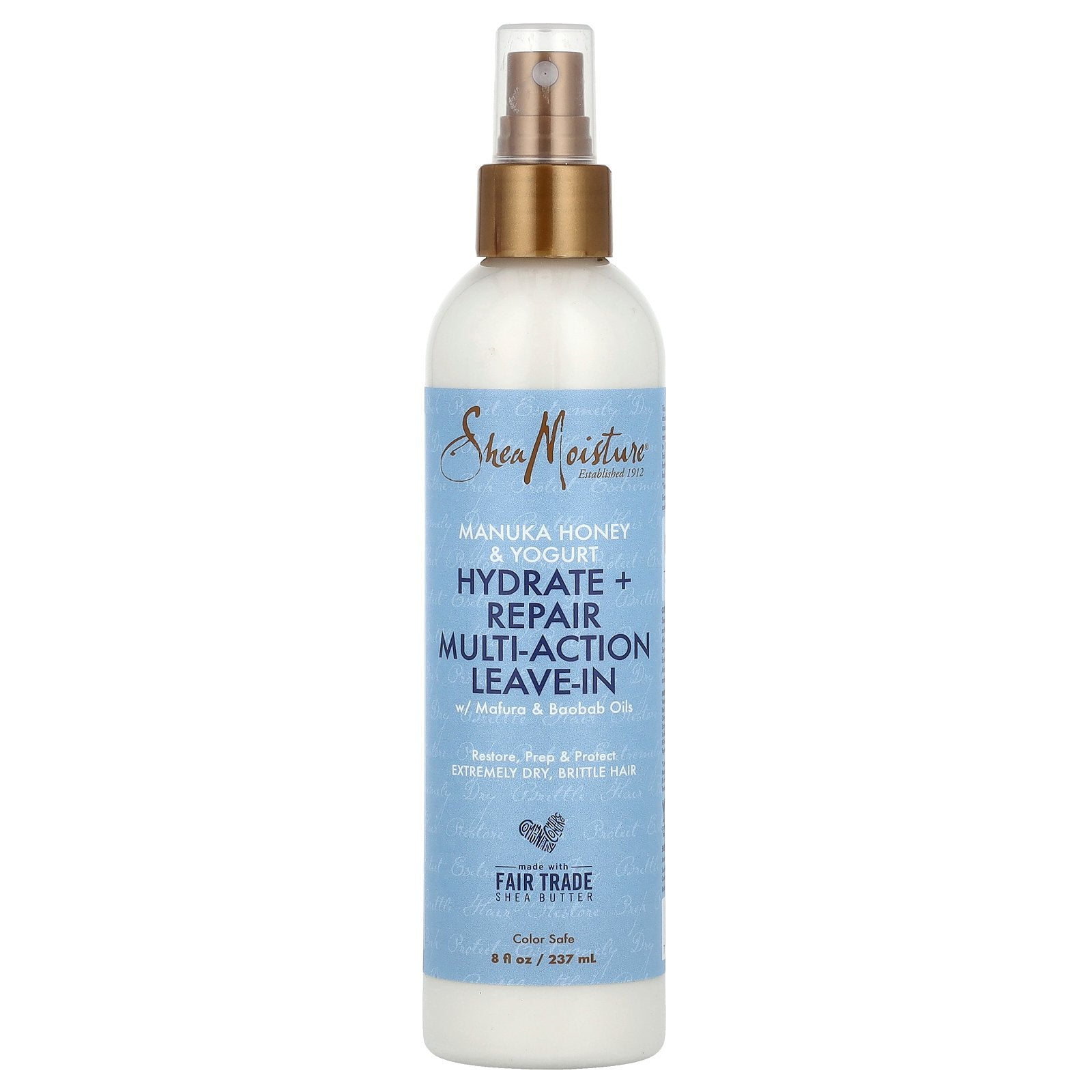 SheaMoisture, Hydrate + Repair Multi-Action Leave-In, Manuka Honey & Yogurt, 8 fl oz (237 ml)