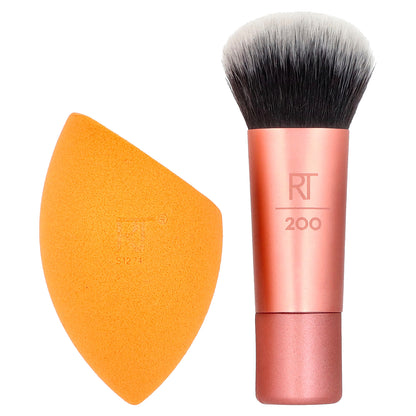 Real Techniques, Mini Travel Duo, Face, 2 Piece Set