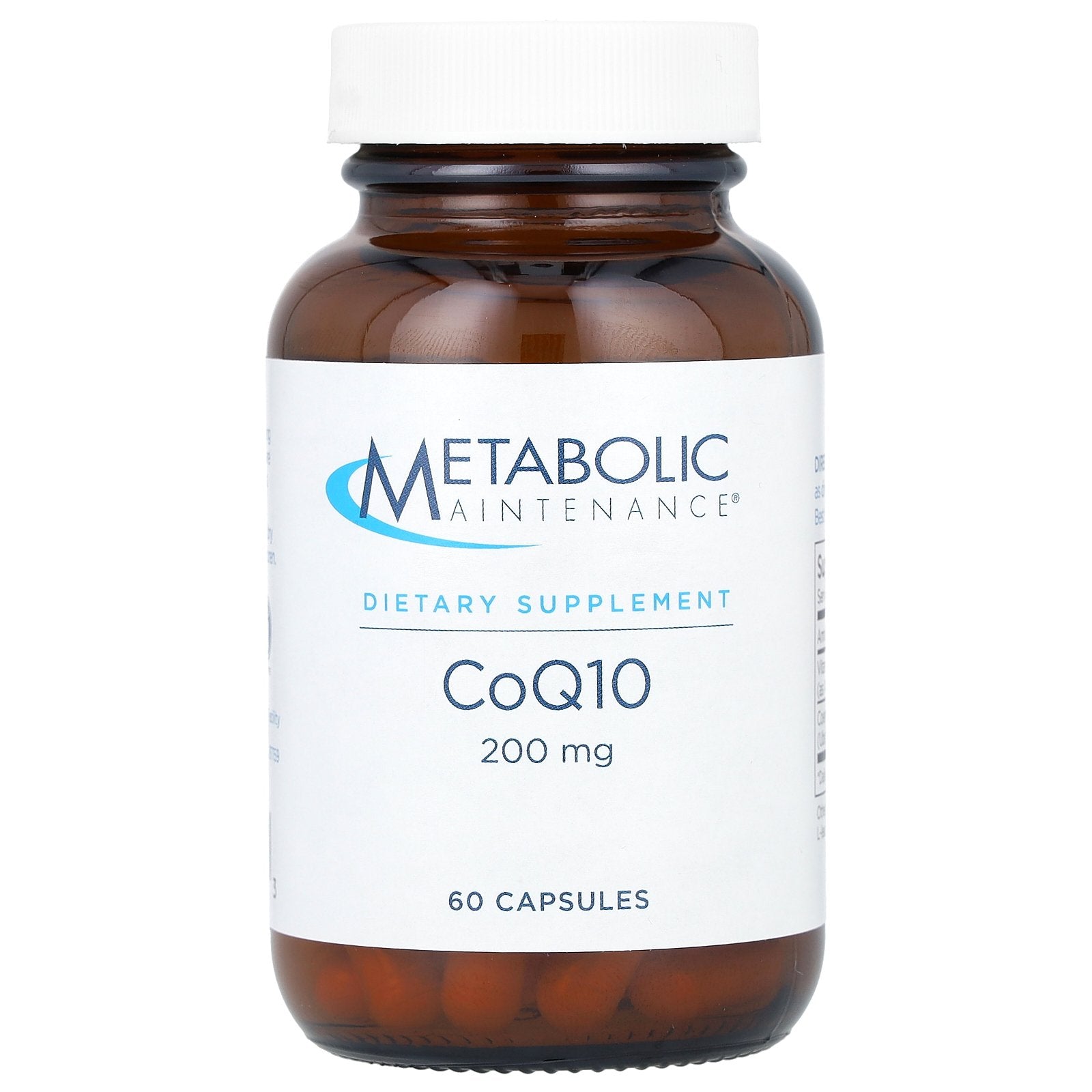 Metabolic Maintenance, CoQ10, 200 mg, 60 Capsules