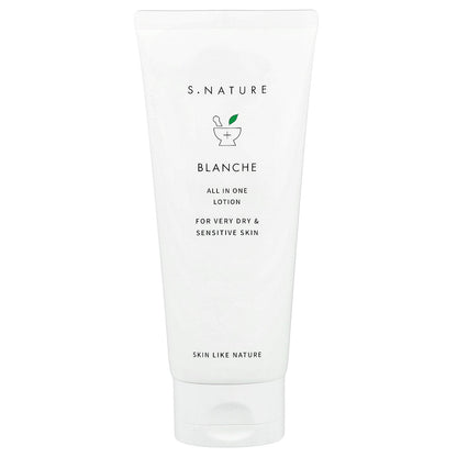 S.NATURE, Blanche, All In One Lotion, For Very Dry & Sensitive Skin, 200 ml