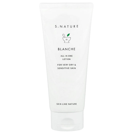 S.NATURE, Blanche, All In One Lotion, For Very Dry & Sensitive Skin, 200 ml