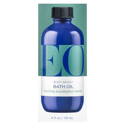 EO Products, Body Boost Bath Oil, Reviving Eucalyptus Lemon, 4 fl oz (118 ml)