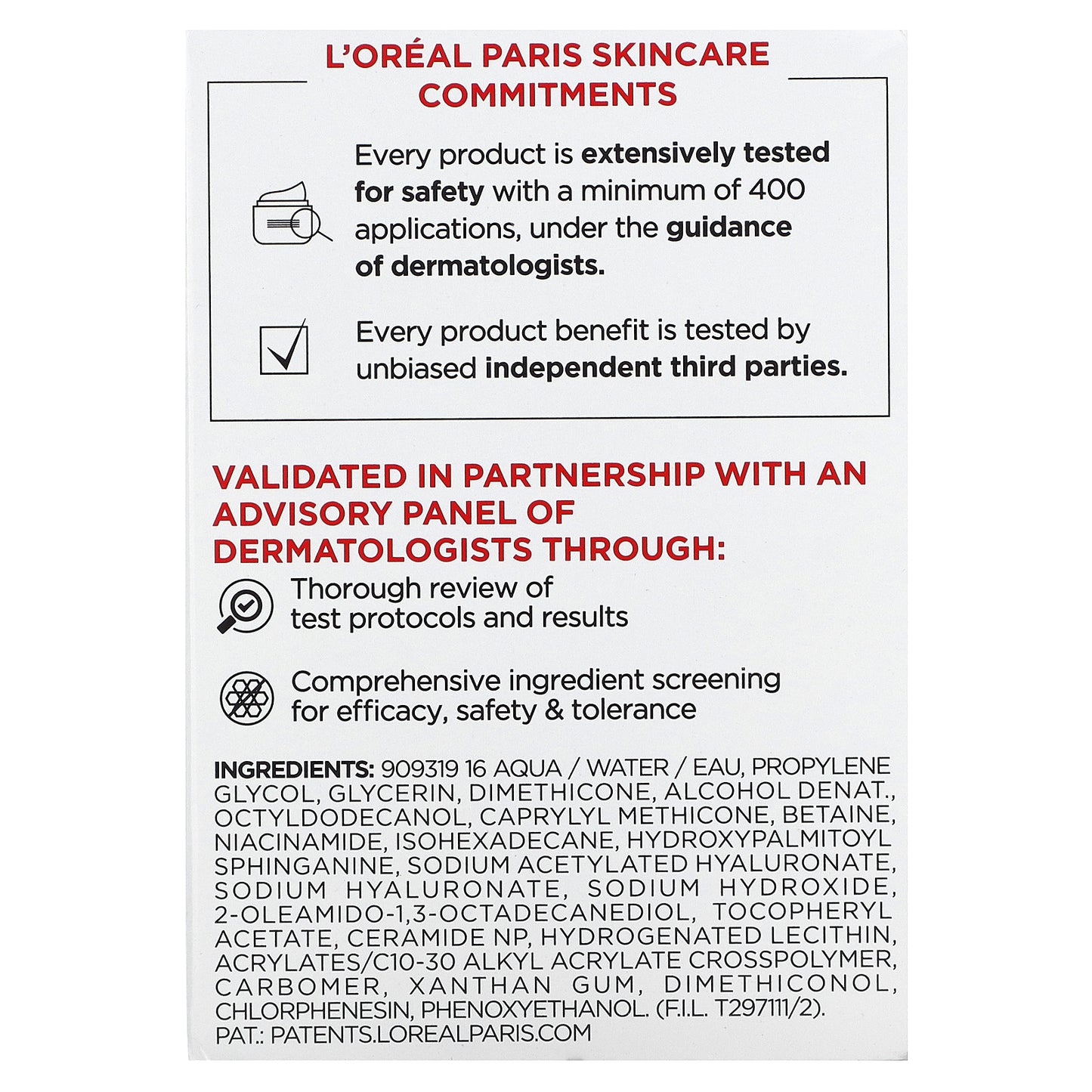 L'Oréal, Micro Hyaluronic Acid + Ceramides,  Line-Plumping Water Cream, 1.7 oz (48 g)