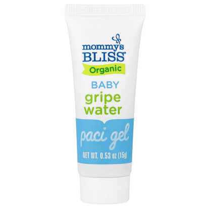 Mommy's Bliss, Organic Gripe Water, Paci Gel, Age 2 Weeks+, 0.53 oz (15 g)
