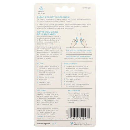 Dr. Tung's, Ecosentials™, Copper Tongue Cleaner, 1 Cleaner