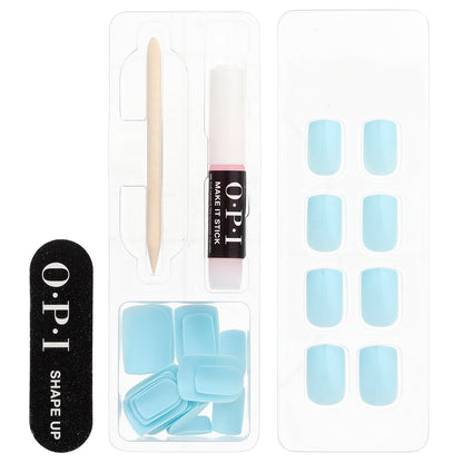 OPI, On Point, Instant Press-On Mani, Short Length, Suzi Without A Paddle , 27 Piece Kit