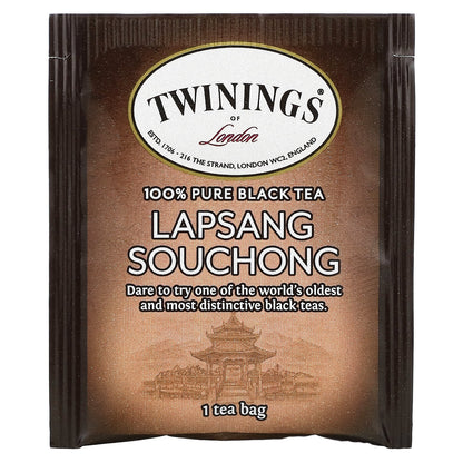 Twinings, 100% Pure Black Tea, Lapsang Souchong, 20 Tea Bags, 1.41 oz (40 g)