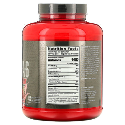 BSN, Syntha-6 Edge®, Protein Powder Drink Mix, Strawberry Milkshake, 4.01 lb (1.82 kg)