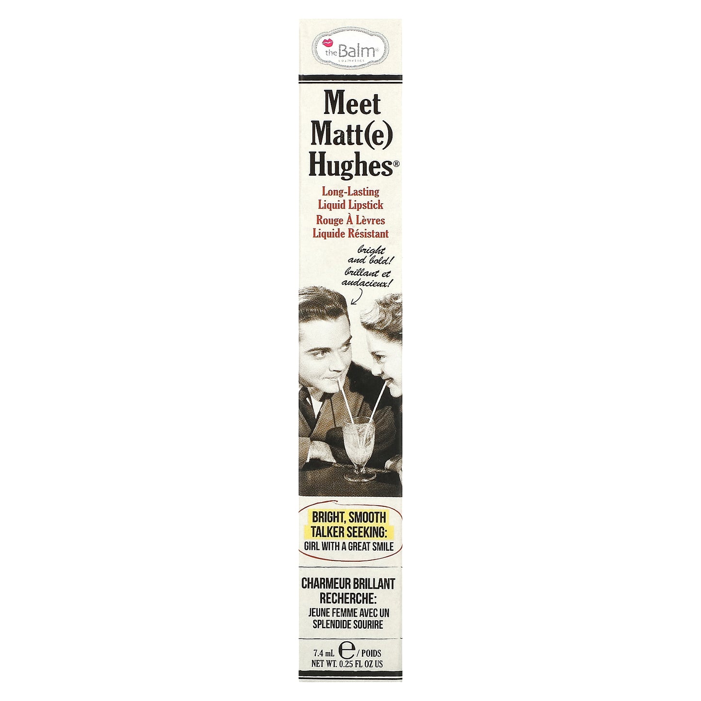 theBalm Cosmetics, Meet Matt(e) Hughes, Long-Lasting Liquid Lipstick, Committed, 0.25 fl oz (7.4 ml)