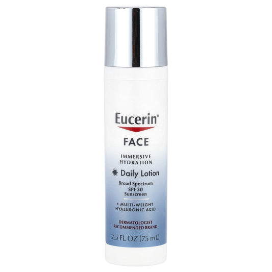 Eucerin, Face, Immersive Hydration Daily Lotion, SPF 30, 2.5 fl oz (75 ml)