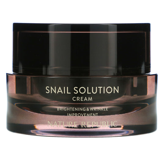 Nature Republic, Snail Solution Cream, 1.75 fl oz (52 ml)