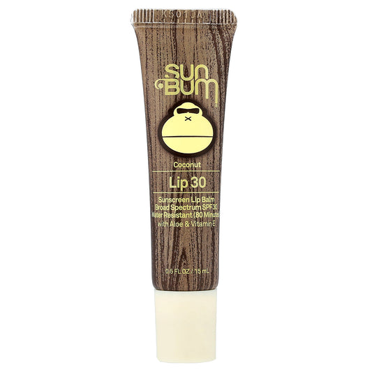 Sun Bum, Sunscreen Lip Balm, SPF 30, Coconut, 0.5 fl oz (15 ml)