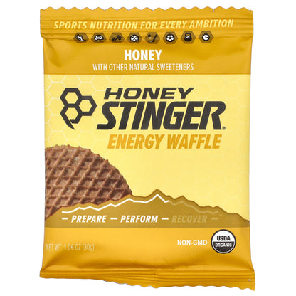 Honey Stinger, Energy Waffle, Honey , 12 Waffles, 1.06 oz (30 g) Each