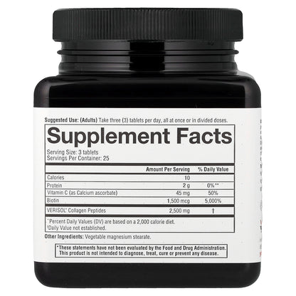 Youtheory, Concentrated Effect Collagen with Verisol®, 75 Tablets