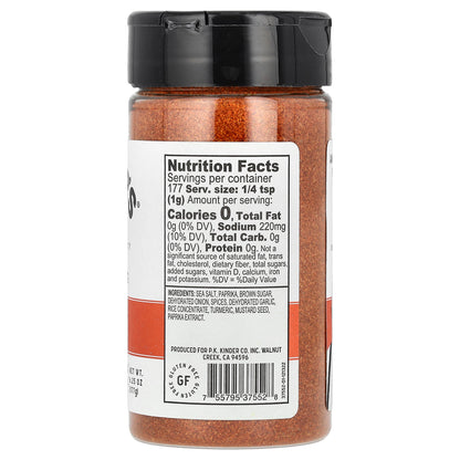 KINDER'S, Seasoning, The BBQ Blend , 6.25 oz (177 g)