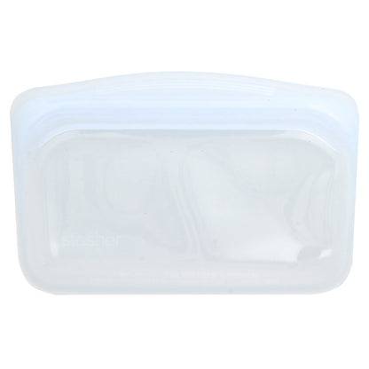 Stasher, Reusable Silicone Food Bag, Snack Size, Clear, 12 fl oz (355 ml)