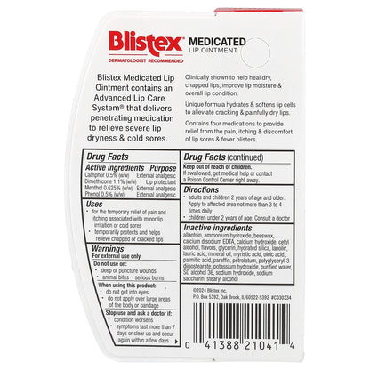 Blistex, Medicated Lip Ointment, 0.35 oz (10 g)