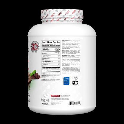 PERFECT Sports, Diesel, New Zealand Whey Isolate, Chocolate Mint, 5 lbs (2.27 kg)