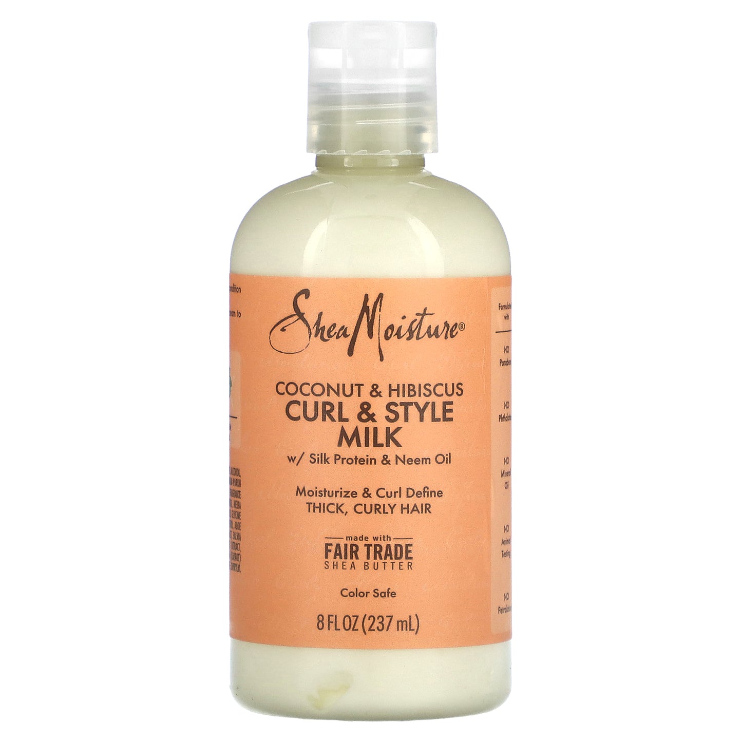 SheaMoisture, Curl & Style Milk, Coconut & Hibiscus,  8 fl oz (237 ml)