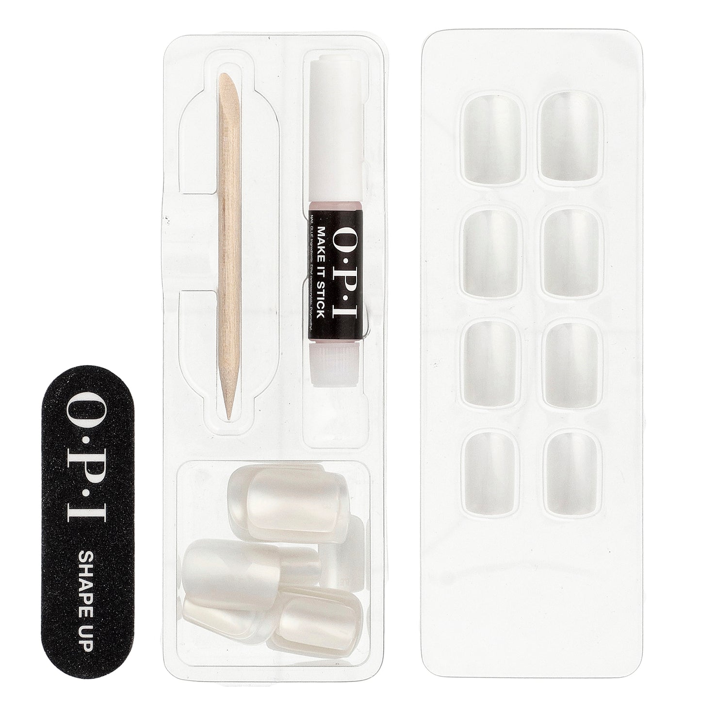 OPI, On Point, Instant Press-On Mani, Short Length, Kyoto Pearl, 27 Piece Kit