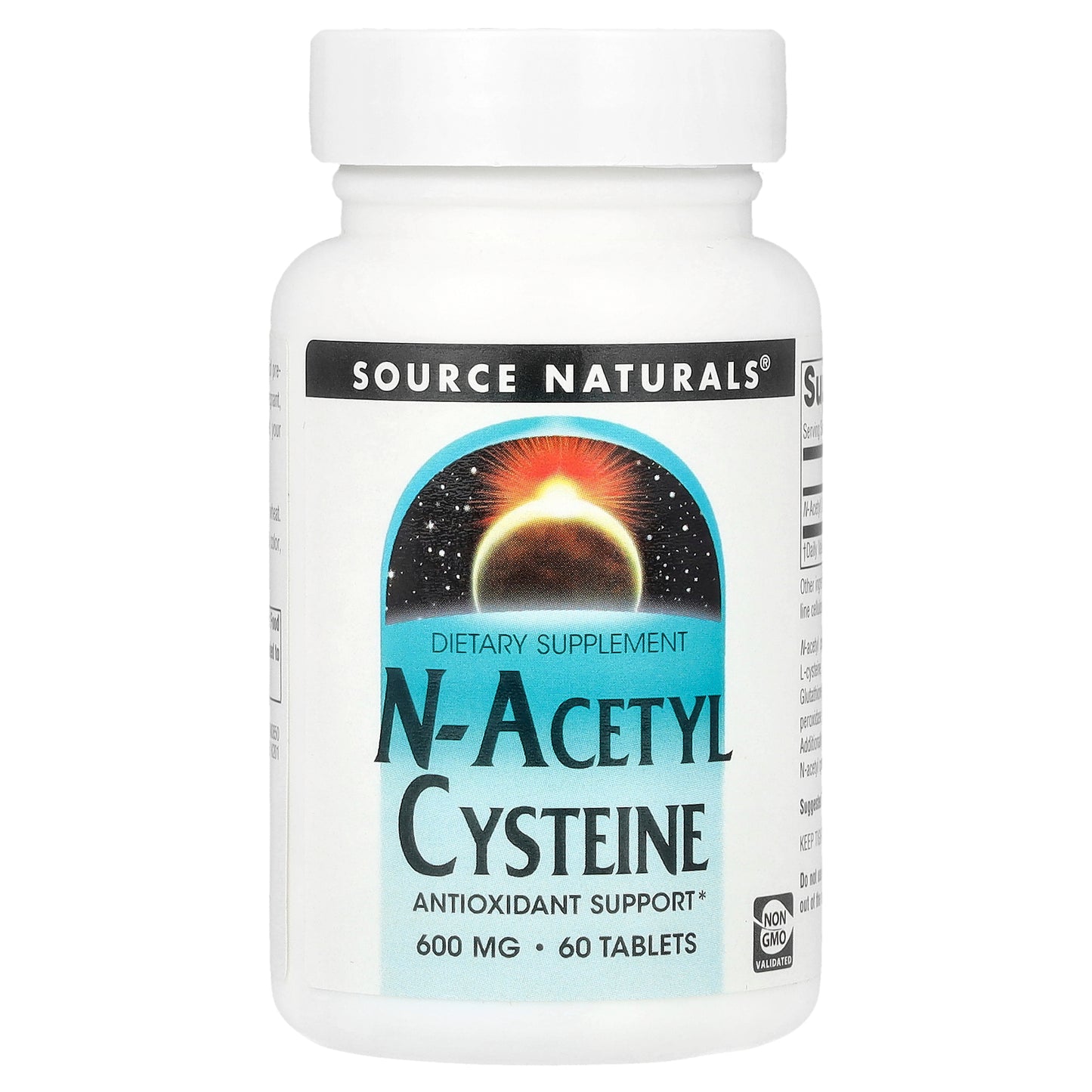 Source Naturals, N-Acetyl Cysteine, 600 mg, 60 Tablets