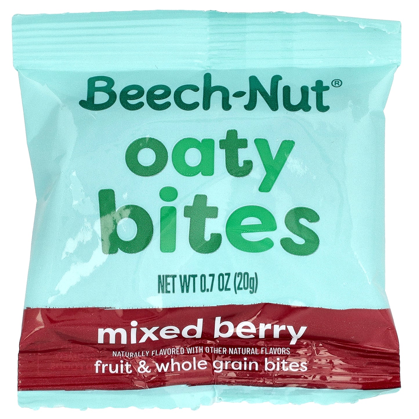 Beech-Nut, Oaty Bites, First Teeth Toddler, Mixed Berry, 7 Pouches, 0.7 oz (20 g) Each