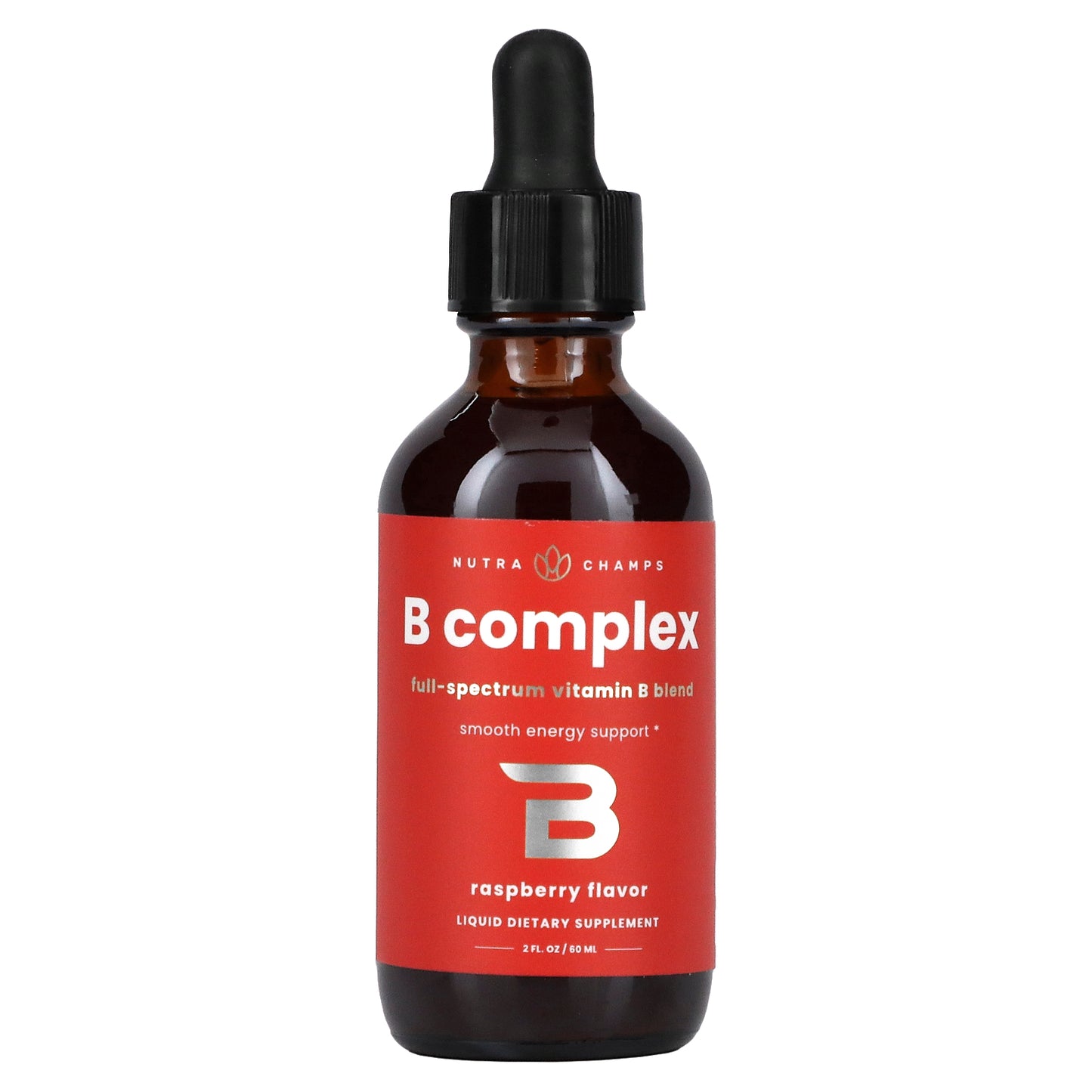 NutraChamps, B Complex, Raspberry, 2 fl oz (60 ml)