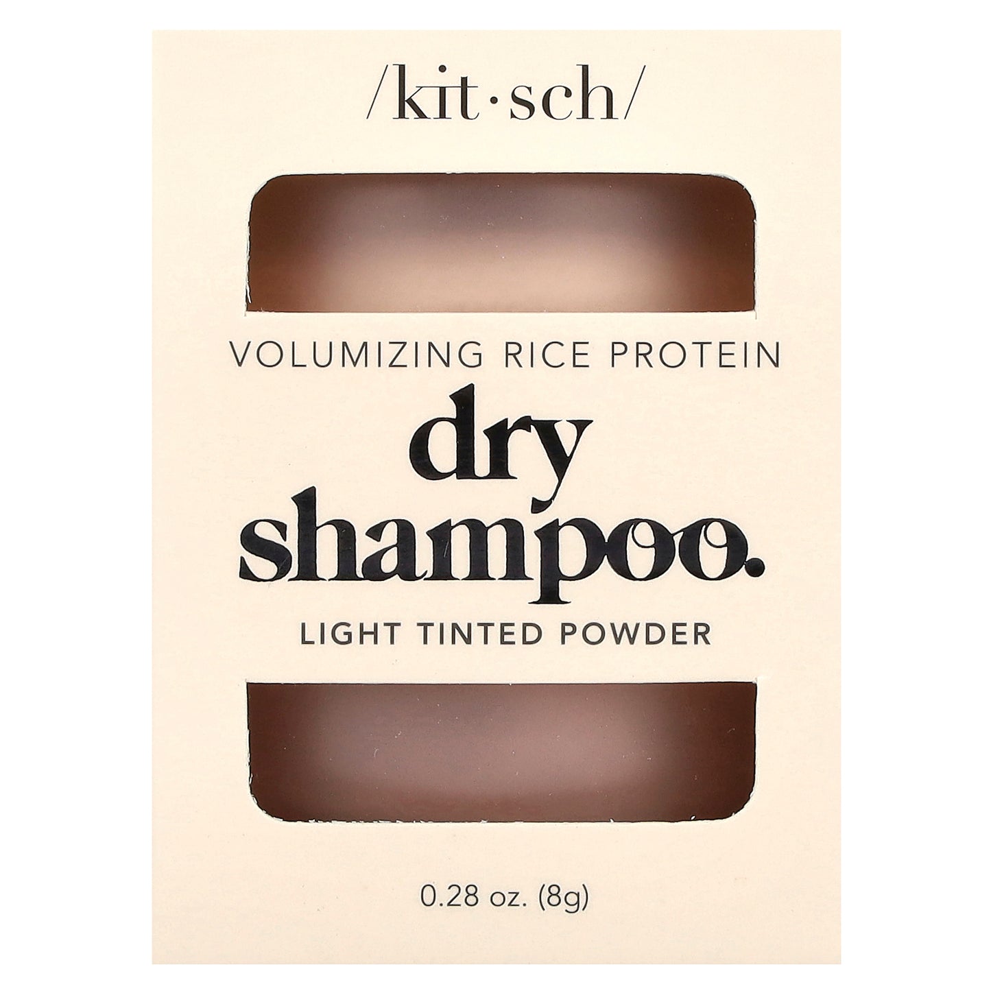 Kitsch, Volumizing Rice Protein Dry Shampoo, Light Tinted Powder, 0.28 oz (8 g)