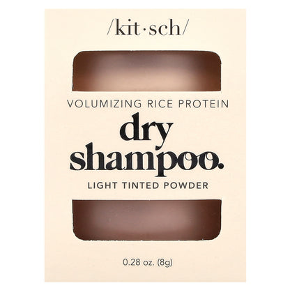 Kitsch, Volumizing Rice Protein Dry Shampoo, Light Tinted Powder, 0.28 oz (8 g)
