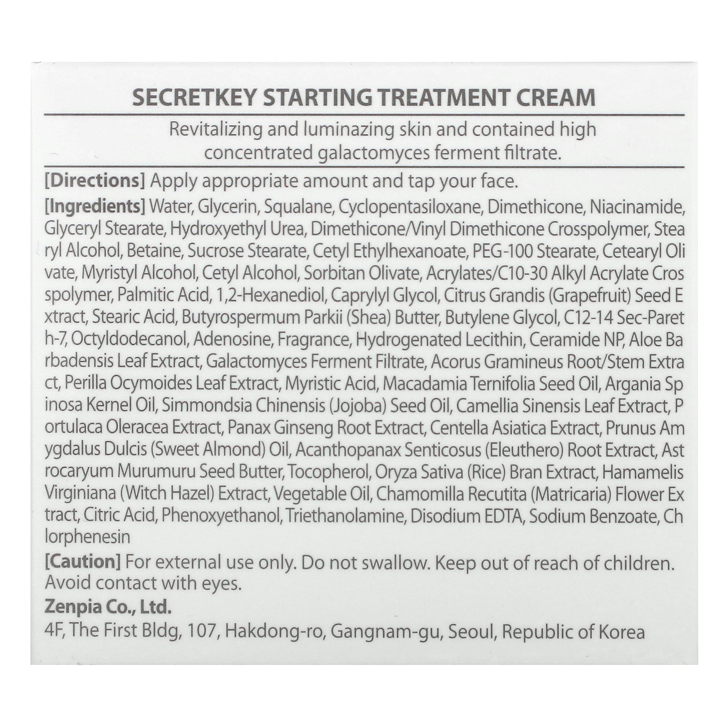 Secret Key, Starting Treatment Cream, 1.76 oz (50 g)