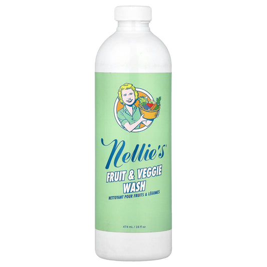 Nellie's, Fruit & Veggie Wash, 16 fl oz (474 ml)