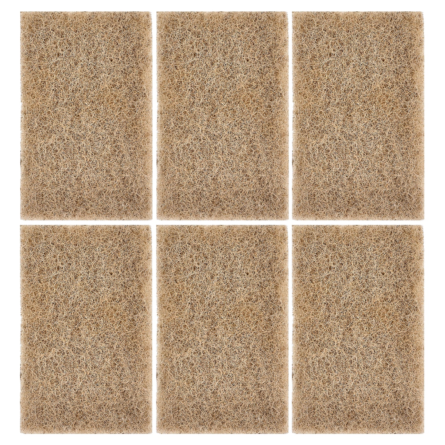 Full Circle, Walnut Shell Scrubber Sponge, 6 Count