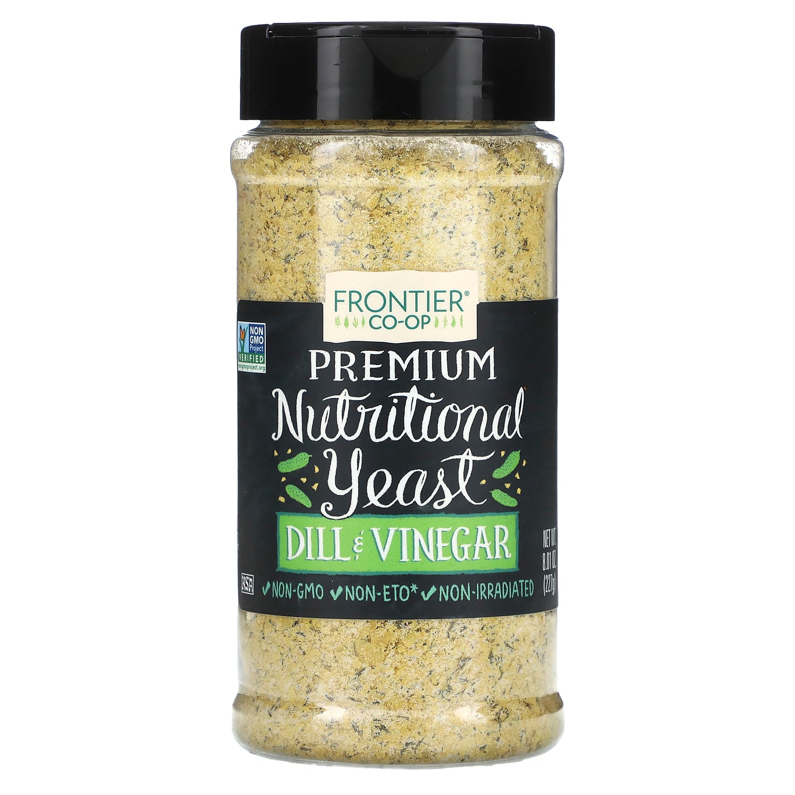 Frontier Co-op, Premium Nutritional Yeast, Dill & Vinegar, 8.01 oz (227 g)