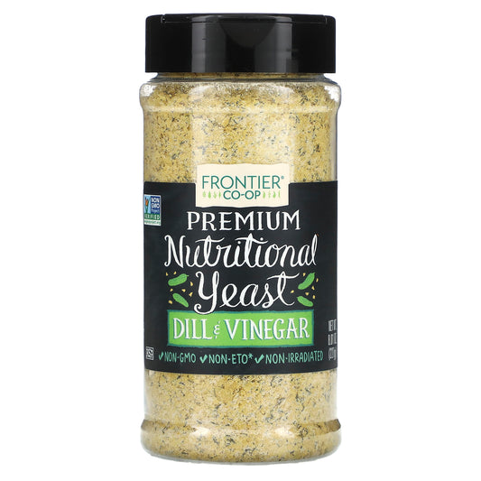 Frontier Co-op, Premium Nutritional Yeast, Dill & Vinegar, 8.01 oz (227 g)