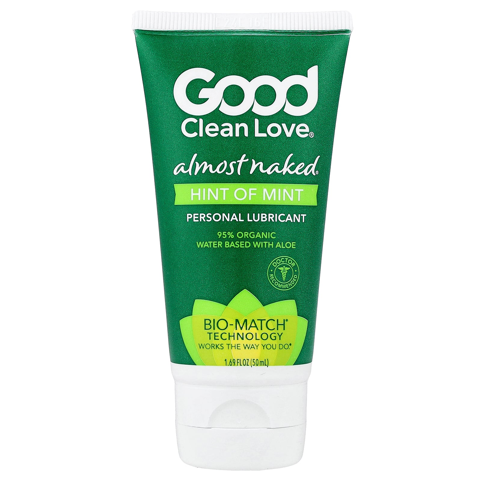 Good Clean Love, Almost Naked®, Personal Lubricant, Hint of Mint, 1.69 fl oz (50 ml)