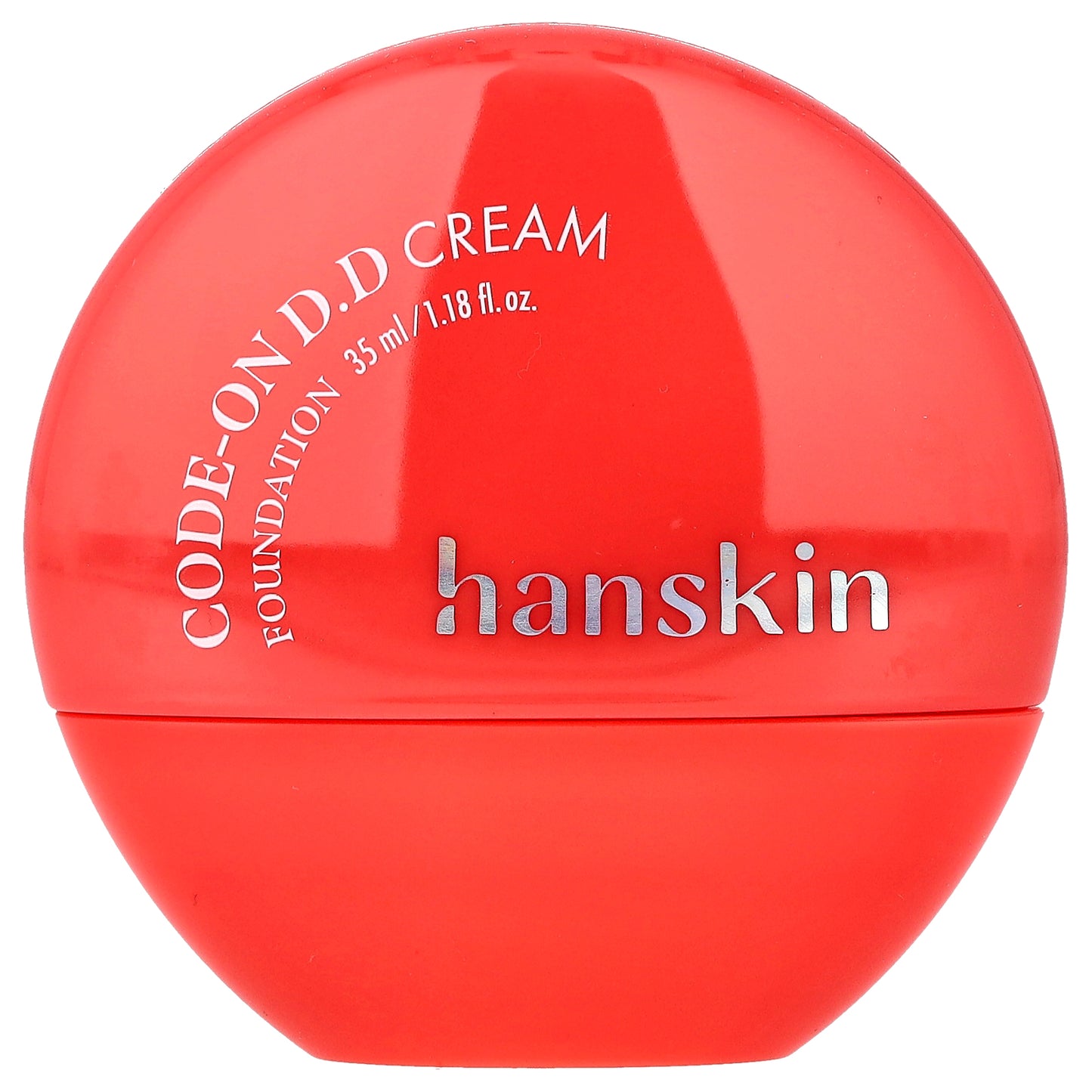 Hanskin, Code-On D.D Cream Foundation, 21N Light Beige, 1.18 fl oz (35 ml)