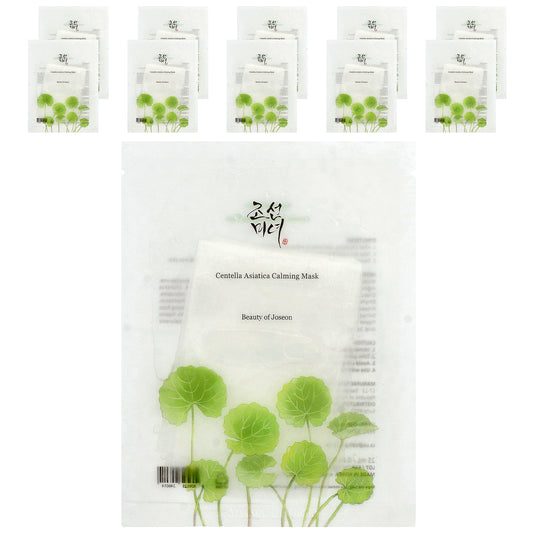 Beauty of Joseon, Centella Asiatica Calming Beauty Mask, 10 Sheets, 0.84 fl oz (25 ml) Each