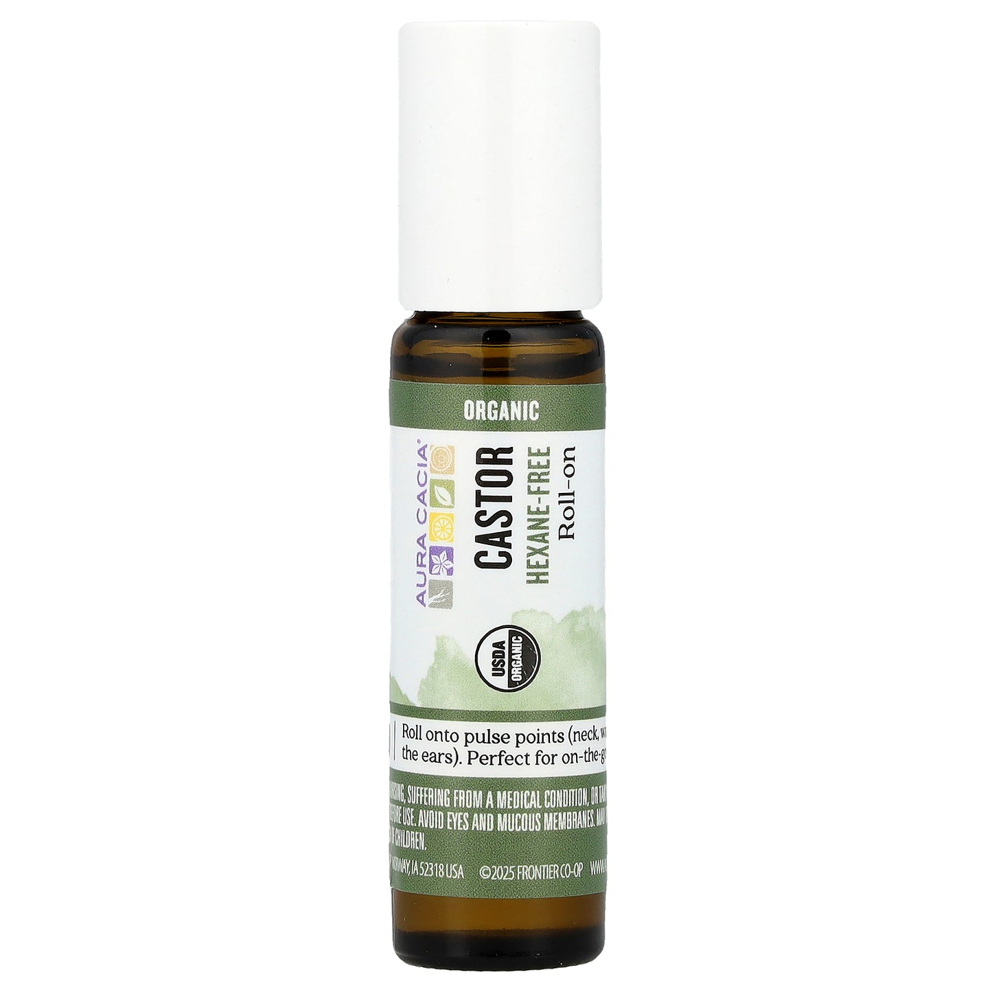 Aura Cacia, Roll-On, Castor, 0.31 fl oz (9.2 ml)