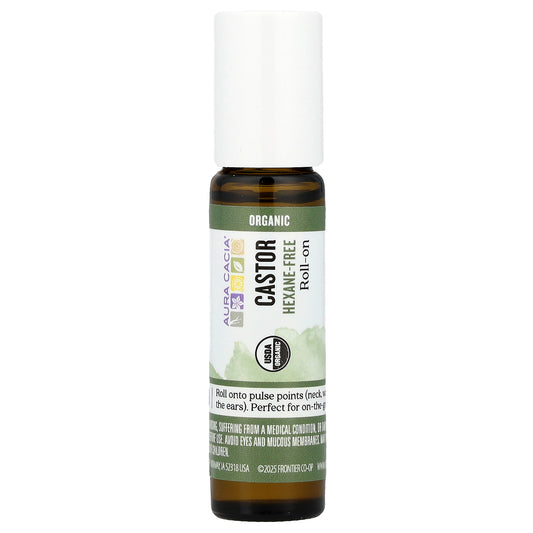 Aura Cacia, Roll-On, Castor, 0.31 fl oz (9.2 ml)