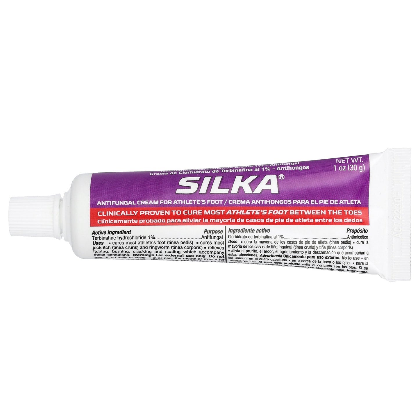 Silka, Antifungal Cream for Athlete's Foot, Full Prescription Strength, 1 oz (30 g)