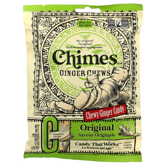 Chimes, Ginger Chews, Original, 5 oz (141.8 g)