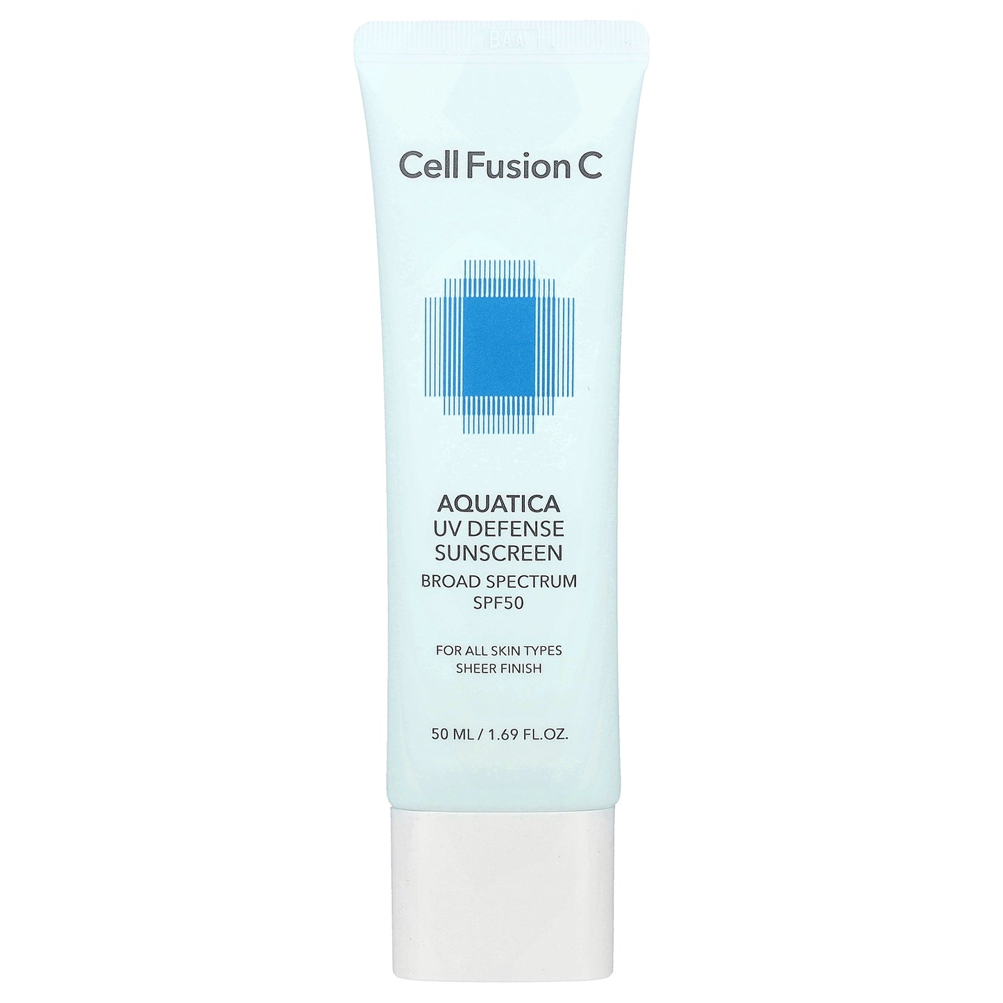 Cell Fusion C, Aquatica UV Defense Sunscreen, For All Skin Types, SPF 50, 1.69 fl oz (50 ml)