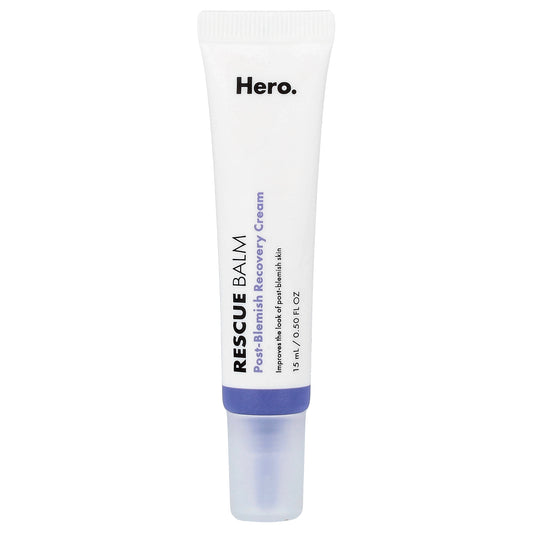 Hero Cosmetics, Rescue Balm, Post-Blemish Recovery Cream, 0.5 fl oz (15 ml)