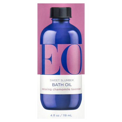 EO Products, Sweet Slumber Bath Oil, Relaxing Chamomile Lavender, 4 fl oz (118 ml)