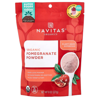Navitas Organics, Organic Pomegranate Powder, 8 oz (227 g)