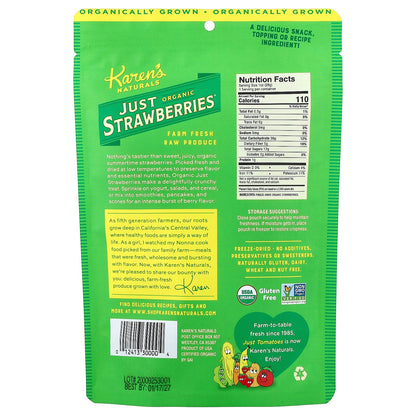 Karen's Naturals, Organic Just Strawberries®, 1 oz (28.4 g)